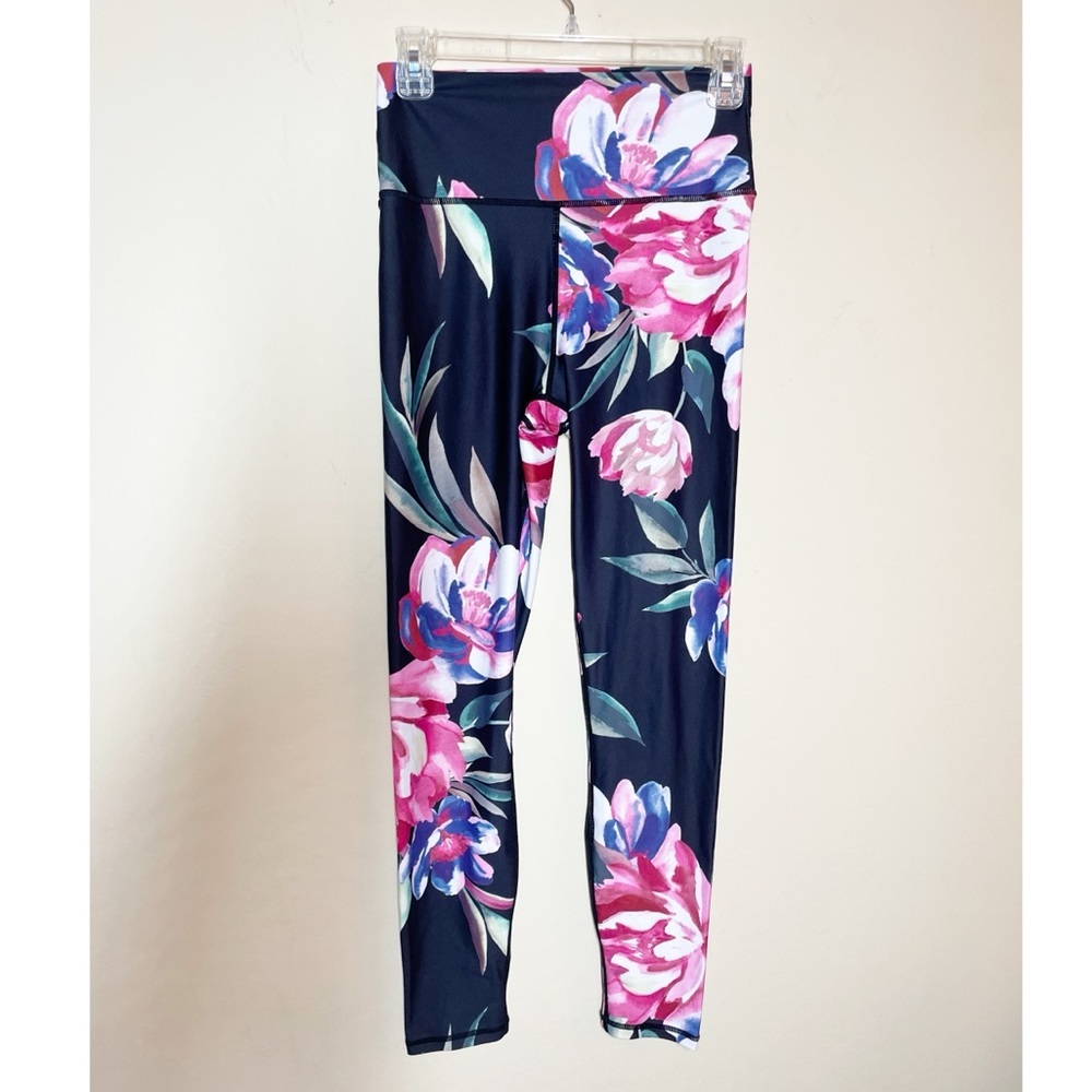 Carbon38 Romantic Floral High Rise leggings.